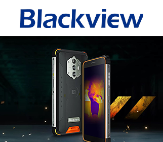 Blackview Logo and Smartphone