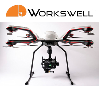 Workswell Logo and Drone